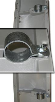 Thread cutting screw fastened to HDPE