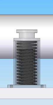 Coil springs cannot provide support where space is limited.