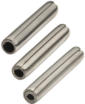 Coiled Spring Pins are offered in light, standard and heavy duty to meet application-specific requirements