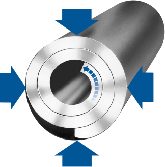 Figure 6: Coiled Spring Pins remain flexible after installation, absorbing shock and vibration, and extending the life of the assembly